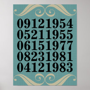 Original Special Dates Poster