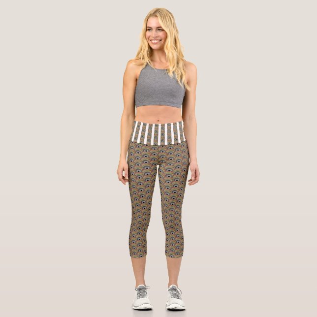 Original spin art capri leggings (Vorderseite)