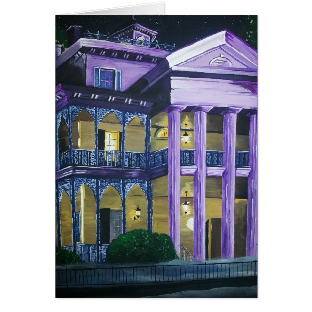 Original Spuk Blankenkarte handbemalt (Vorne)