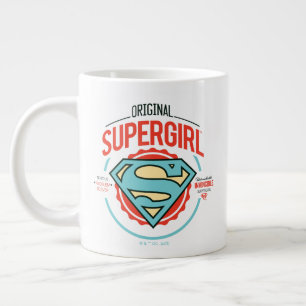 Original Supergirl-Vintag-Logo-Abzeichen Jumbo-Tasse
