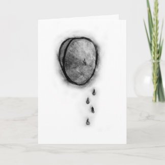 Original sympathische Karte - Ich weine mit Ihnen