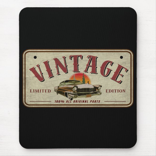 Original-Teile für Vintage Fahrzeuge in limitierte Mousepad (Vorne)