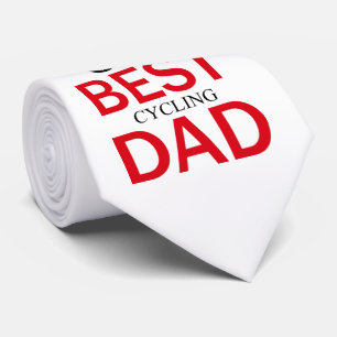 Original Text Design BEST CYCLING VATER Vatertag Krawatte