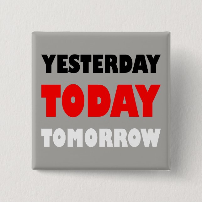 Original Text positive Design Words Button (Vorderseite)