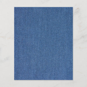 Original Textilienblau-Mode-Jeans denim Flyer