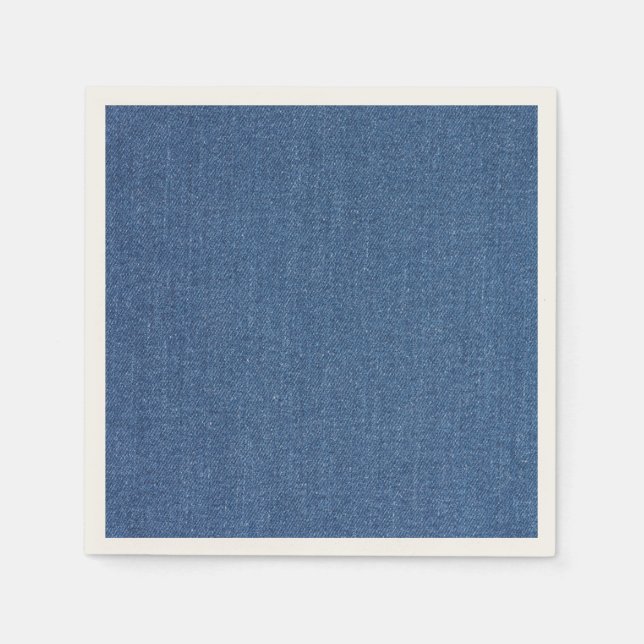 Original Textilienblau-Mode-Jeans denim Serviette (Vorderseite)