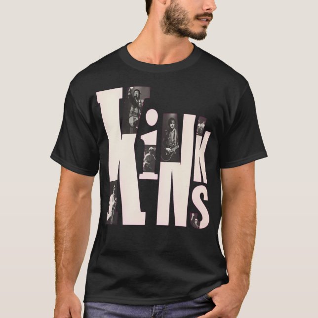 Original The Kinks English Rock Band T-Shirt (Vorderseite)