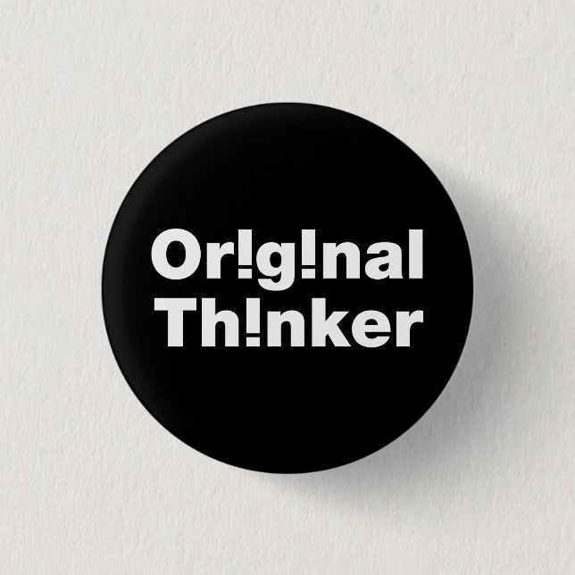 Original Thinker Button (Vorderseite)