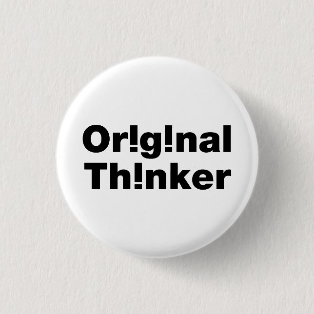 Original Thinker Button (Vorderseite)
