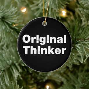Original Thinker Keramik Ornament