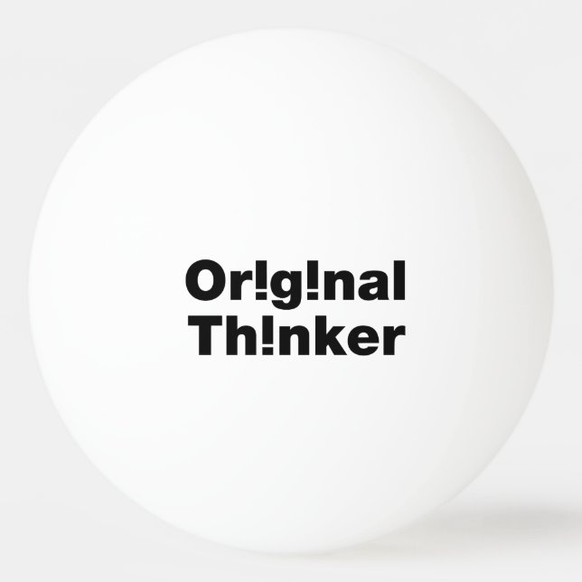 Original Thinker Tischtennisball (Vorderseite)