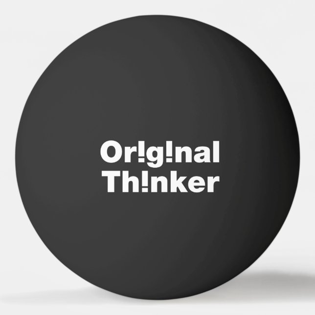 Original Thinker Tischtennisball (Vorderseite)