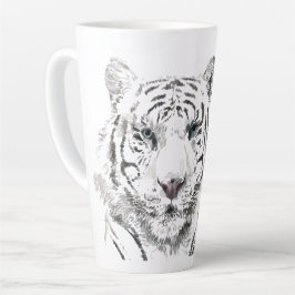 Original Tiger Watercolor Chinesisch Zodiac Initia Milchtasse