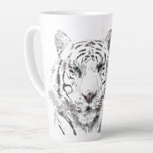 Original Tiger Watercolor Chinesisch Zodiac Initia Milchtasse