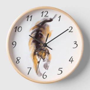 Original Tiger Zeichnend Chinesisch Zodiac Geburts Uhr