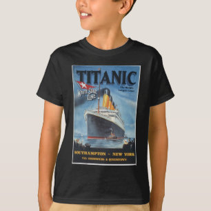 Original Titanisches Vintage Poster 1912 T-Shirt