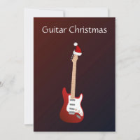Original Trendy Merry Christmas Electric Gitarre