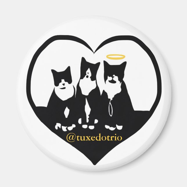 Original TuxedoTrio Magnet (Vorne)