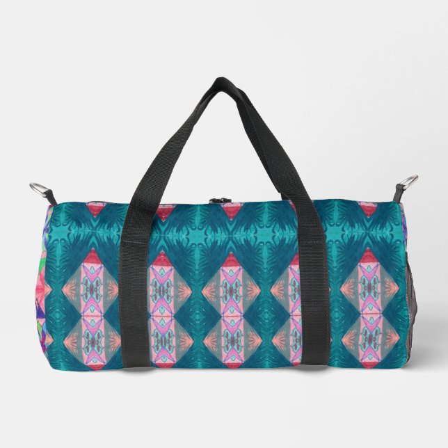 Original und C/M auf einem Doppelbeutel Duffle Bag (Vorderseite)