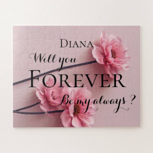 Original und Romantisches Geschenk Heirate Mich Puzzle