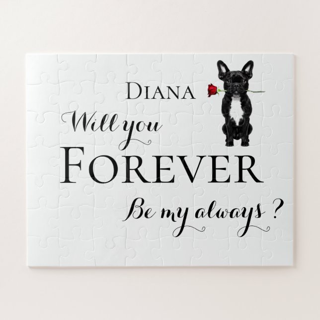 Original und romantisches Geschenk heiraten Puzzle (Horizontal)