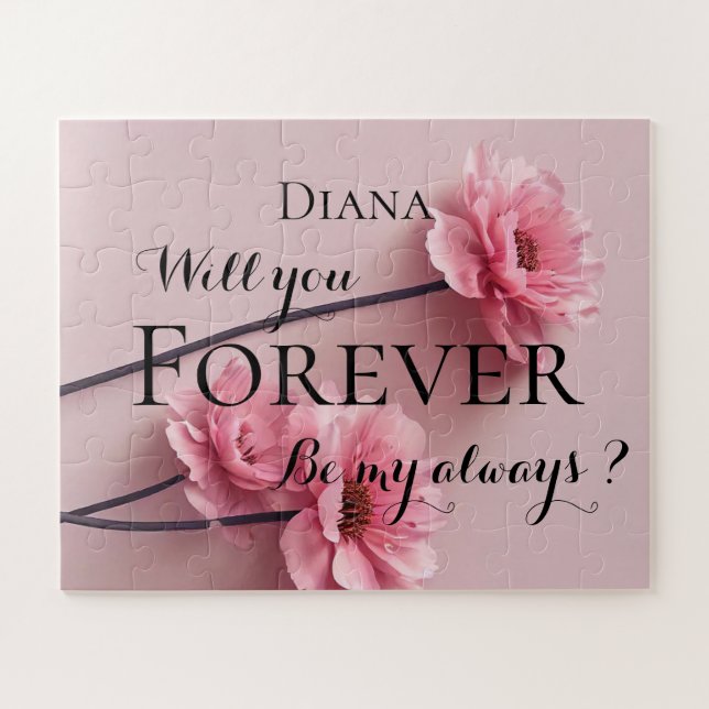 Original und romantisches Geschenk heiraten Puzzle (Horizontal)