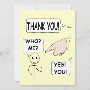 Original Vielen Dank Einladung