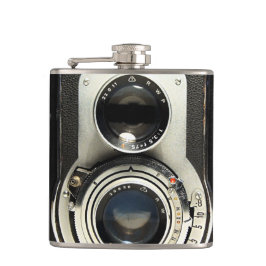 Original Vintage Kamera Flachmann