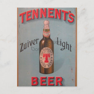 Original Vintage-Plakat von Glasgows berühmtem Bie Postkarte