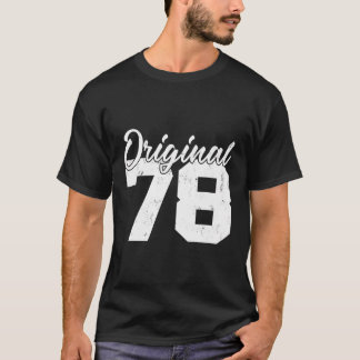 Original Vintages 78-Tage-Zubehör Jest Geburtstag T-Shirt