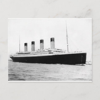 Original Vintages Foto der Titanic Postkarte