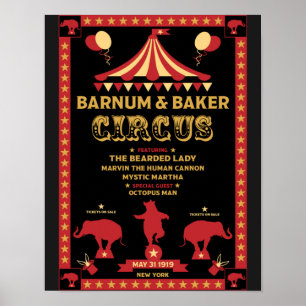 Original Vintages Inspiriert Circus Poster