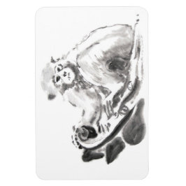 Original Wash Malerei Affen Jahr Zodiac Magnet