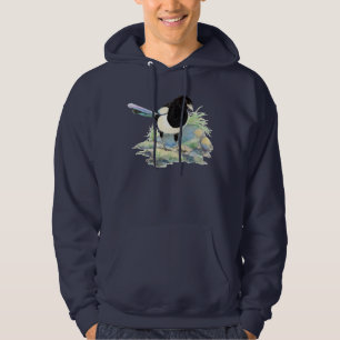 Original Wasserfarbe Garten Bird Hoodie