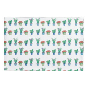 Original watercolor plant design Pillowcase Kissenbezug