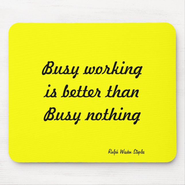 Original-Werkslogan Mousepad (Vorne)