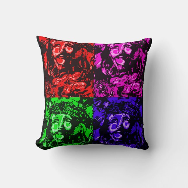 Original "Wie" Jesus Pillow Kissen (Vorderseite)