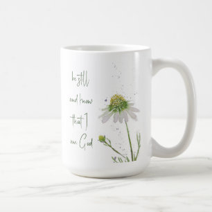 Original Wildblume Wasserfarben Custom Bible Verse Kaffeetasse