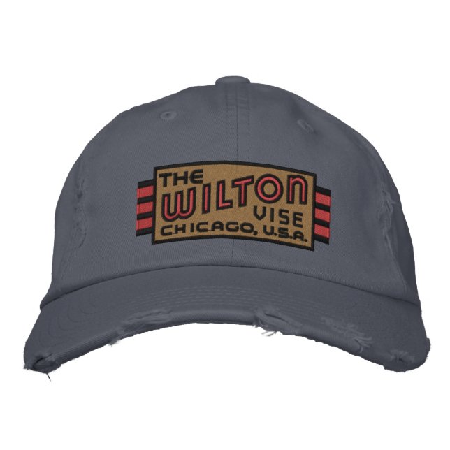 Original Wilton Vise Logo stört Hut (Vorderseite)