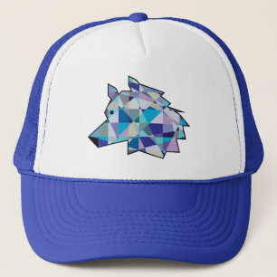 Original Wolf Head Grafikart Profil Wolf-Gesicht Truckerkappe