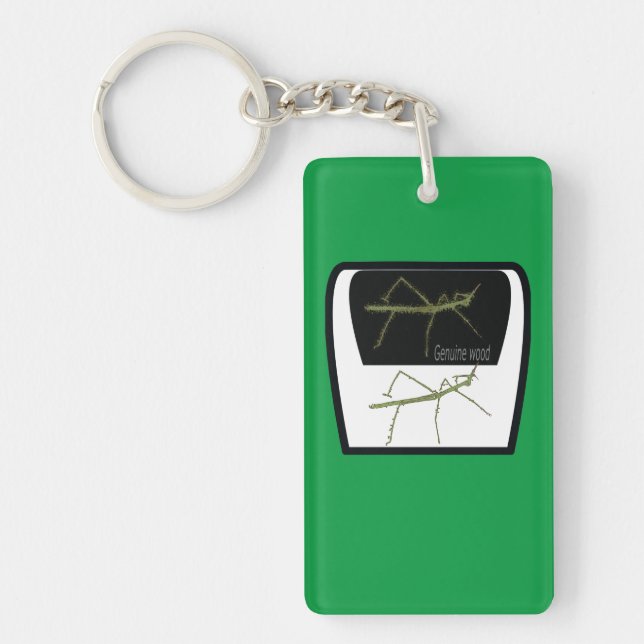 Original Wood Acrylic Lake Schlüsselanhänger (Vorderseite)