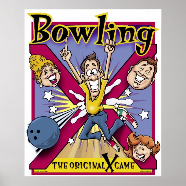 Original "X"-Spiel Poster (Vorne)