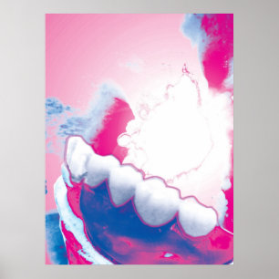 Original Zähne Model Design Zahnstocher Poster