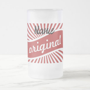 Original-Zeichen-Logo Thunder_Cove Mattglas Bierglas