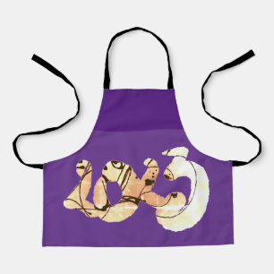 Original Zeichn 2023 Neujahr AKA2 Schürze