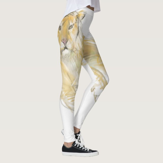 Original Zeichnend 2 Chinesisches Tigerjahr Geburt Leggings (Rechts)