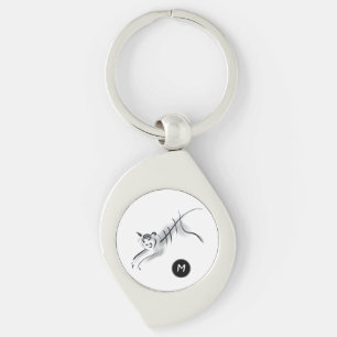 Original Zeichnend chinesischer Tigerjahresname Ge Schlüsselanhänger