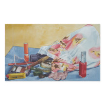 Originalbild der Vintagen Make-up-Tasche