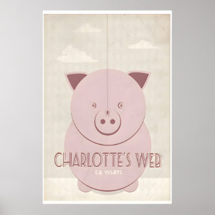 Originaldruck-Neuinterpretation von Charlottes Poster