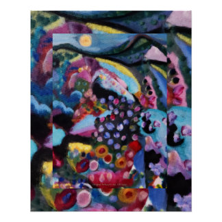 Originale abstrakte Kunst von T.R.Sapp Poster
